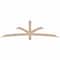 Ekena Millwork Davenport Smooth Timber Gable Bracket, Douglas Fir, 84"W x 24"H x 1 1/2"D x 3 1/2"F, 7/12 Pitch GBW084X24X0204DAV00SDF - alternate 1
